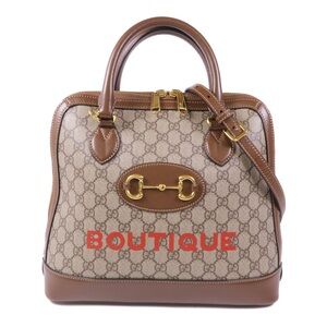 Gucci Elegant Brown and Tan Satchel